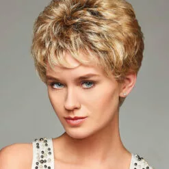 Wigs For Women Monica Petite | Lace Front & Monofilament Synthetic Wig By Henry Margu