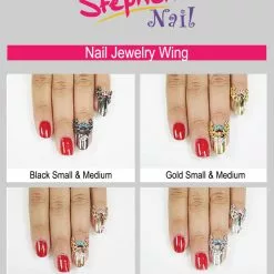 Stephen Nail Jewelry Wing (Medium-Pink Gold)