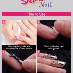 Stephen Nail Jewelry Triple Hearts (Medium-Gold)