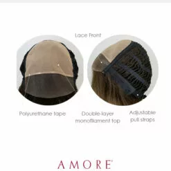 Emy (Exclusive) | Lace Front & Monofilament Synthetic Wig By Amore