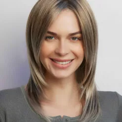 Wigs For Women Reed | Lace Front & Monofilament Synthetic Wig By Amore