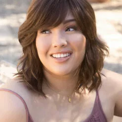 Wigs For Women Braylen | Lace Front & Monofilament Synthetic Wig By Amore