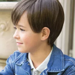 Logan | Kids Lace Front & Monofilament Top Synthetic Wig By Amore