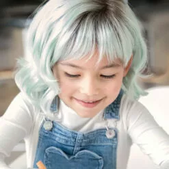 Elsie (Exclusive) | Kids Lace Front & Monofilament Part Synthetic Wig By Amore Wigs For Kids