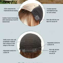 Alana XO | Lace Front & Monofilament Synthetic Wig By Amore