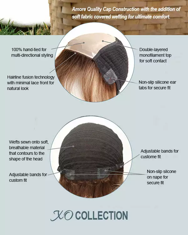 Alana XO | Lace Front & Monofilament Synthetic Wig By Amore