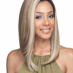 Wigs For Black Women Amiyah | Lace Front Synthetic Wig By Bobbi Boss