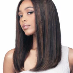 Wigs For Black Women Straight 18 | Lace Front Human Hair Wig By Bobbi Boss
