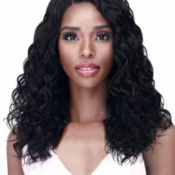 Wigs For Black Women Spanish Wave 18 | Lace Front Human Hair Wig By Bobbi Boss