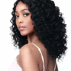 Wigs For Black Women Water Wave 16 | Lace Front Human Hair Wig By Bobbi Boss
