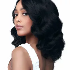 Wigs For Black Women Super Wave 14 | Lace Front Human Hair Wig By Bobbi Boss