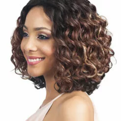 Wigs For Black Women Sherbet | Lace Front Synthetic Wig By Bobbi Boss