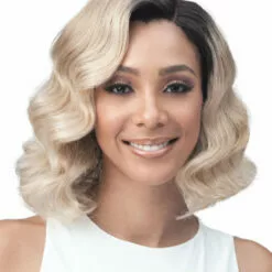 Wigs For Black Women Cait | Lace Front Synthetic Wig By Bobbi Boss