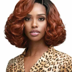 Wigs For Black Women Cindy | Lace Front Synthetic Wig By Bobbi Boss