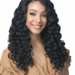 Wigs For Black Women Lourdes | Lace Front Synthetic Wig By Bobbi Boss