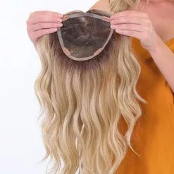 18~26 Inch Premium 100% Handmade Topper 18 Wave | Toppers By Belle Tress