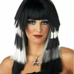 California Costume Wigs Club Chaos Black/White Costume Wig By California Costumes