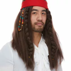 Pirate W/Headband | Costume Wig By Characters