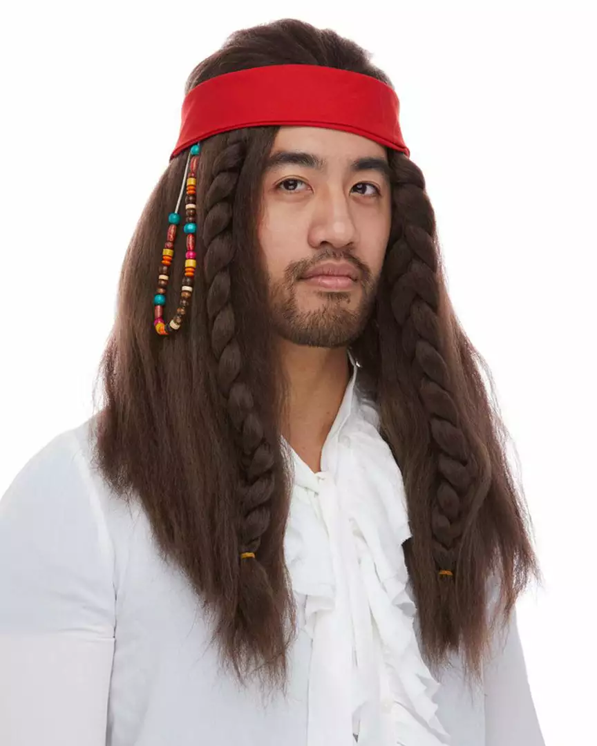 Pirate W/Headband | Costume Wig By Characters