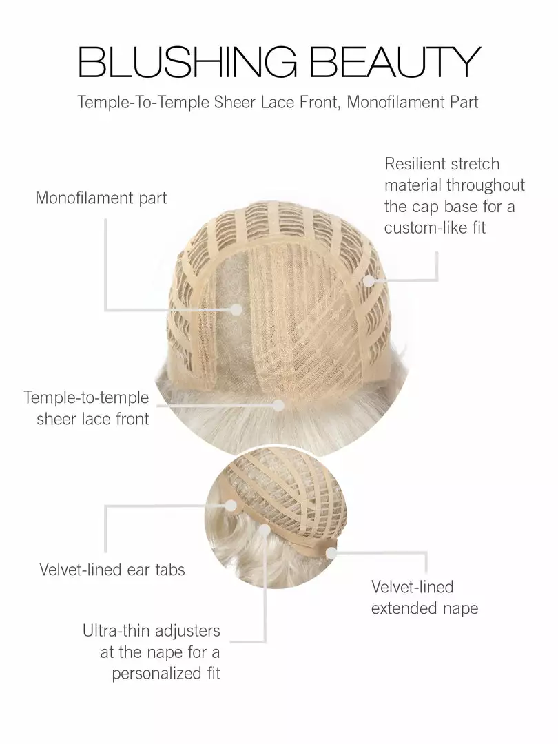 Blushing Beauty | Lace Front & Monofilament Part Synthetic Wig By Gabor