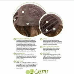 Jordan (Exclusive) | Lace Front & Monofilament Part Human Hair Blend Wig By Envy