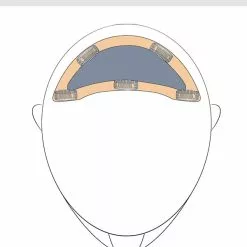 8~12 Inch EasiCrown HD 12 Inch (Exclusive) | Clip-in Crown Volumizer Toppers By Jon Renau