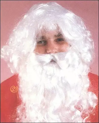 Franco Costume Wigs Santa Wig & Beard Set Costume Wig By Franco
