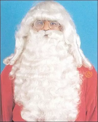 Franco Costume Wigs Santa Wig & Beard Set Costume Wig By Franco