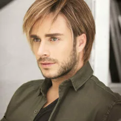 Wigs For Men Chiseled | Average/Large Men's Lace Front & Monofilament Synthetic Wig By HIM