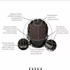 Reserved | Average/Large Men's Lace Front & Monofilament Crown Synthetic Wig By HIM Wigs For Men