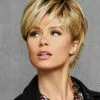 Wigs For Women Textured Fringe Bob | Synthetic Wig By Hairdo