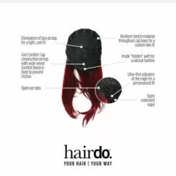 Wigs For Women Poise & Berry | Synthetic Wig By Hairdo