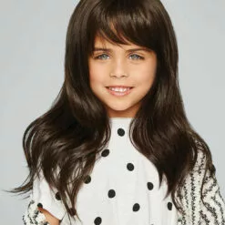 Wigs For Kids Pretty In Layers-Ultra Petite | Kids Monofilament Top Synthetic Wig By Hairdo