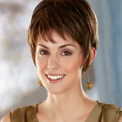 Wigs For Women Sabrina Petite | Monofilament Synthetic Wig By Henry Margu