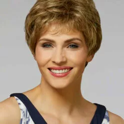 Wigs For Women Monica Petite | Lace Front & Monofilament Synthetic Wig By Henry Margu