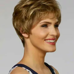 Wigs For Women Monica Petite | Lace Front & Monofilament Synthetic Wig By Henry Margu