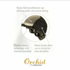 Wigs For Women Lily | Monofilament Human Hair Wig By Orchid