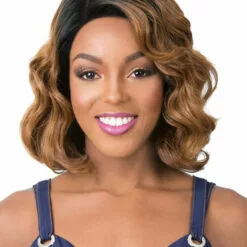 Wigs For Black Women Swiss Lace Kaso | Lace Front Synthetic Wig By It's A Wig