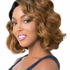 Wigs For Black Women Swiss Lace Kaso | Lace Front Synthetic Wig By It's A Wig