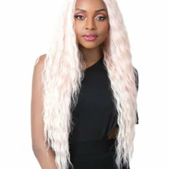 Wigs For Black Women Swiss Lace Cascade | Lace Front & Lace Part Synthetic Wig By It's A Wig