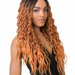 Wigs For Black Women Swiss Lace Sunflower | Lace Front & Lace Part Synthetic Wig By It's A Wig