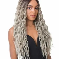 Wigs For Black Women Swiss Lace Sunflower | Lace Front & Lace Part Synthetic Wig By It's A Wig
