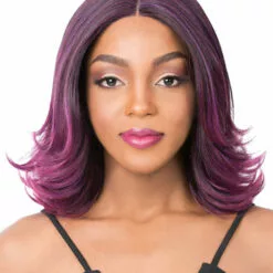 Wigs For Black Women Swiss Lace Serafina | Lace Front & Lace Part Synthetic Wig By It's A Wig