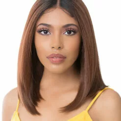 HD T Lace Devika | Lace Front & Lace Part Synthetic Wig By It's A Wig Wigs For Black Women