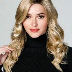 Top Coverage Wavy 18 Inch (Exclusive) | Lace Front & Monofilament Synthetic Hair Toppers By Jon Renau 18~26 Inch