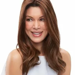 Wiglets EasiPart French XL 18 Inch (Exclusive) | Monofilament Remy Human Hair Toppers By Jon Renau