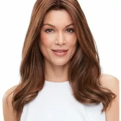 Wiglets EasiPart French XL 18 Inch (Exclusive) | Monofilament Remy Human Hair Toppers By Jon Renau