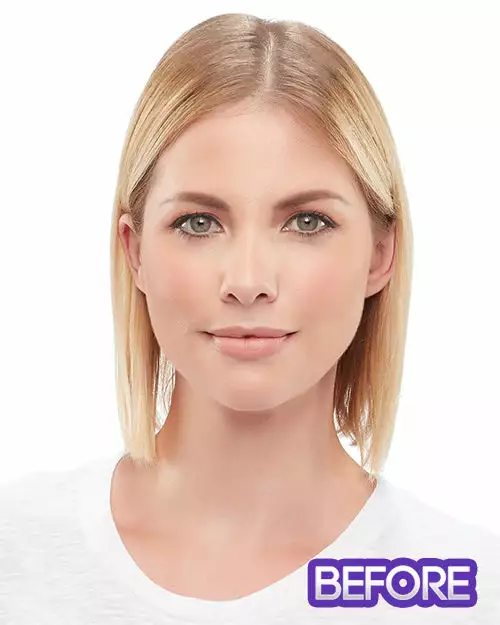 Top Form French 12 Inch (Exclusive) | Monofilament Remy Human Hair Toppers By Jon Renau Wiglets