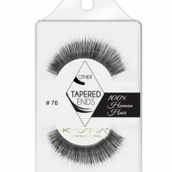 Tapered Ends Eyelashes #76 By Kasina Professional
