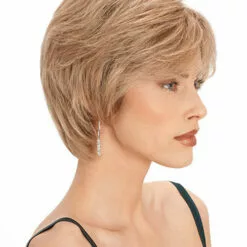 Wigs For Cancer Patients PLF003HM | Lace Front & Monofilament Human Hair Wig By Louis Ferre